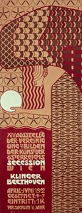 Plakat für die 14. Ausstellung der Wiener Secession, 1902